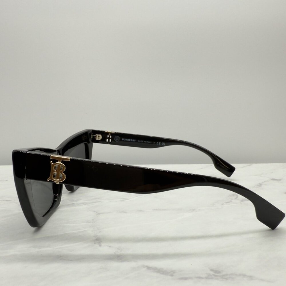 Burberry BE4405 300187 Sunglasses Black Frame Dark Grey Lens 51mm - Picture 5 of 12